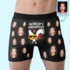 Custom Photo 'World’s Greatest Cock' Boxer Briefs – Funny Personalized Gift for Him - Image 2