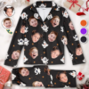 Custom Photo Spooky Surprises Lurking Around - Family Personalized Halloween Pajamas - Gift For Family Members