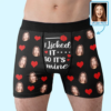 Custom Photo 'I'm Nuts About You' Boxer Briefs – Personalized Gift for Him & Her - Image 2