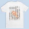 Grandpa: A Dad Without the Rulebook – Personalized Family T-Shirt - Image 2